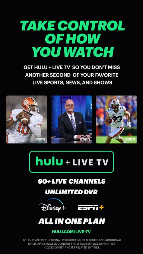 Hulu + Live TV: How To Watch Disney Entertainment Networks and Stations Including ESPN Without a ...