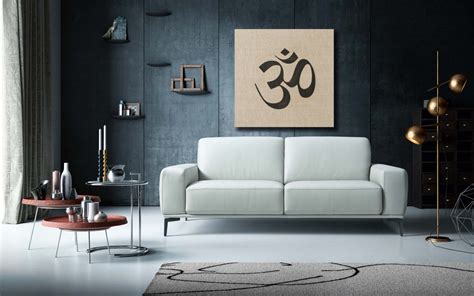 Om Wall Art Large Art Om Aum Symbol Handmade Wall Decor - Etsy