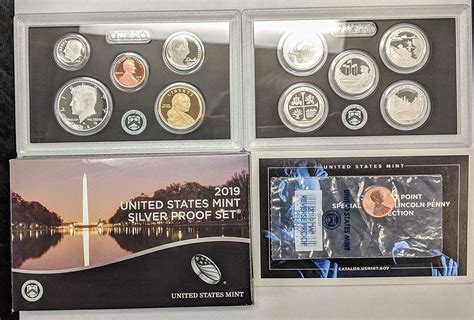 Amazon.com: 2019 S Silver Proof Set with W-Penny: Collectible Coins