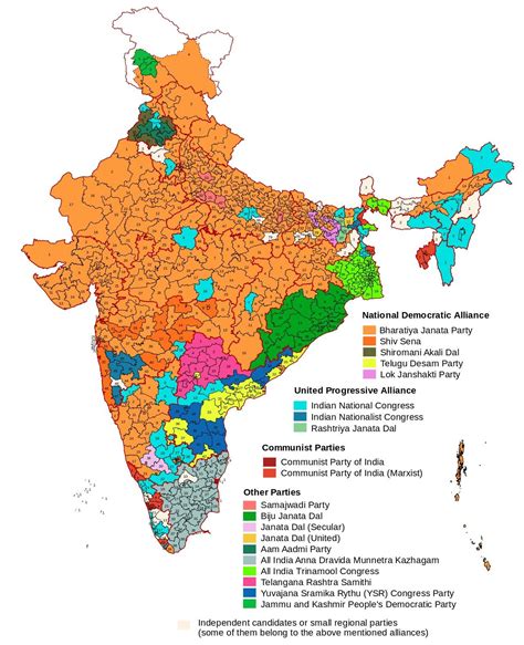 Since India is having their next election this year here is a map of ...