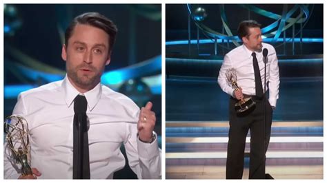 Kieran Culkin Made A Surprising Request During Emmy Acceptance Speech ...