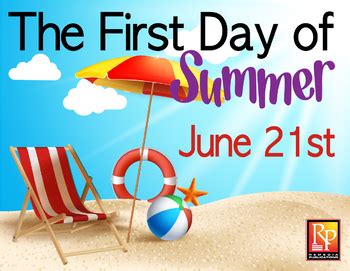 First Day of Summer Free Activity Pack: June 21st by Remedia | TpT