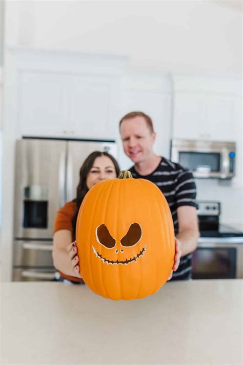 Jack Skellington Pumpkin Carving Template: FREE Printable - Friday We're In Love