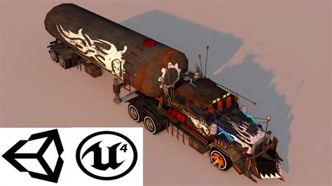 3D model Battle Truck VR / AR / low-poly | CGTrader