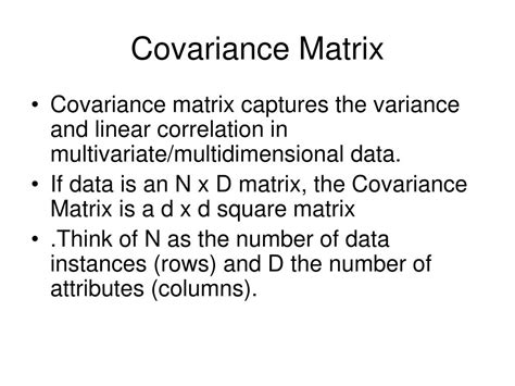 PPT - Covariance Matrix Applications PowerPoint Presentation, free ...