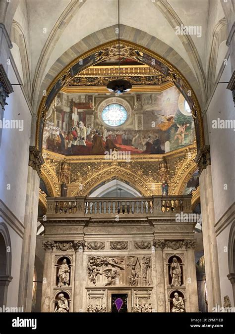 Loreto, Italy - April 2023 Basilica sanctuary of the Holy House ...