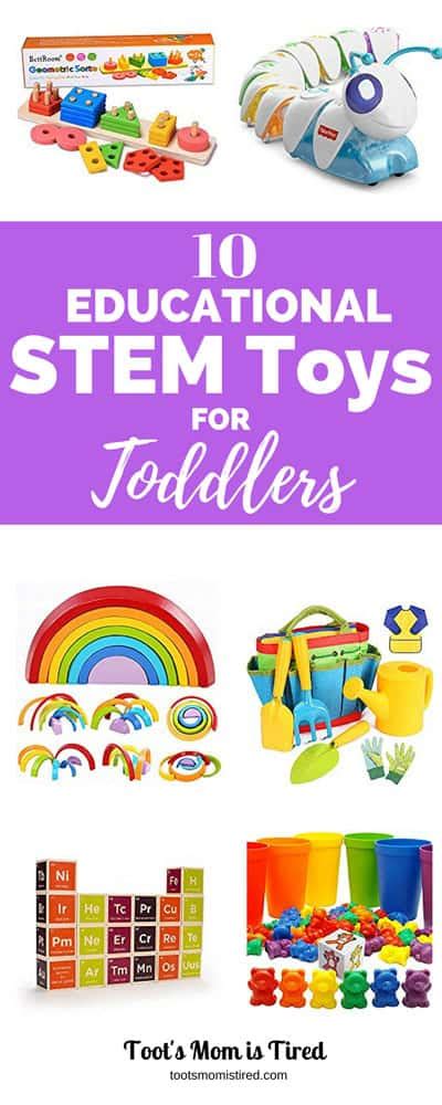 10 Educational STEM Toys for Toddlers - Toot's Mom is Tired