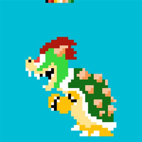 8 Bit Bowser Png