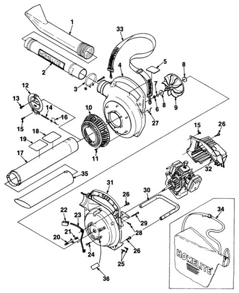 Homelite HB180 Blower UT-08009 Parts and Accessories- PartsWarehouse