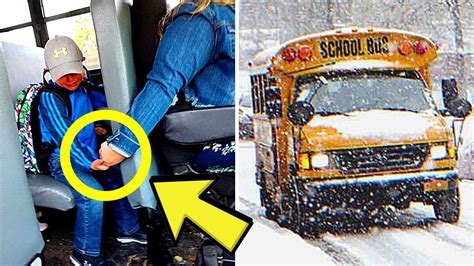 Driver Noticed Little Boy Crying in School Bus, Is Shocked When He Saw ...