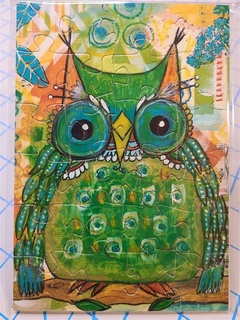 Art Jigsaw Puzzles, Fine Art Puzzles, Jigsaw Puzzle Artist, Owl Jigsaw Puzzle, Bird Puzzle, Cute ...