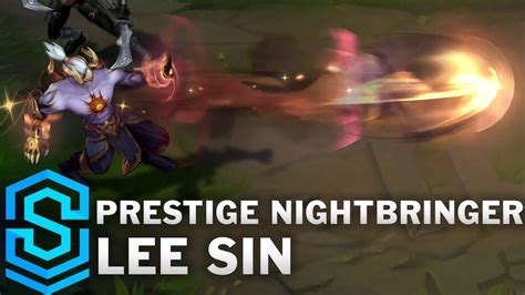 Prestige Nightbringer Lee Sin Skin Spotlight - Pre-Release - League of Legends - YouTube