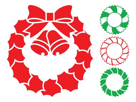 Christmas Wreaths Graphics Vector Art & Graphics | freevector.com