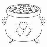 Pot Of Gold Coloring Page sketch template