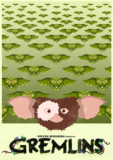 "Gremlins" movie posters on Behance