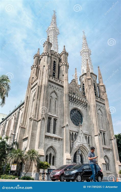 Jakarta Cathedral, a Roman Catholic Cathedral Editorial Image - Image of jesus, jakarta: 191789205