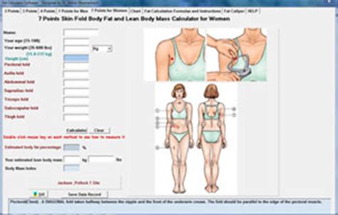 Free Skinfold Fat Calculator Software