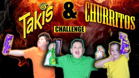 TAKIS & CHURRITOS CHALLENGE! - YouTube