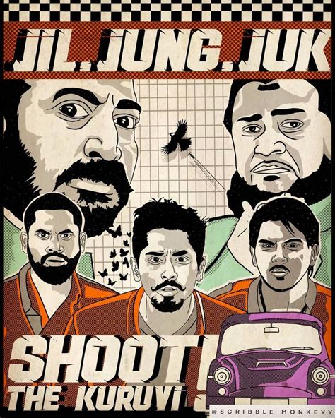 Jil. Jung. Juk. "Shoot The Kuruvi!" | Comic poster, Film posters art ...