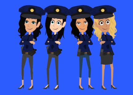 Officer DISH Girls by TvishaLoliRock12 on DeviantArt