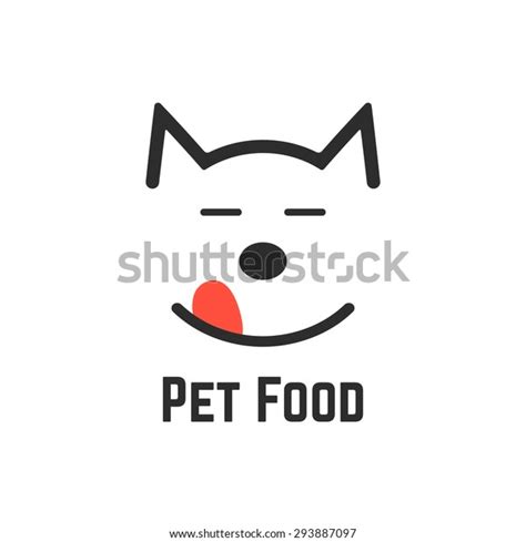 Pet Food Logo Dog Icon Concept Stock Vector (Royalty Free) 293887097 | Shutterstock