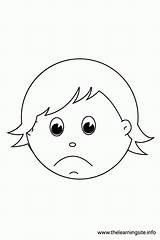 Free Sad Coloring Page Download Png Images  sketch template