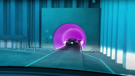 Watch: Elon Musk’s Other Company Tests Its Tesla Tunnel System in Las ...