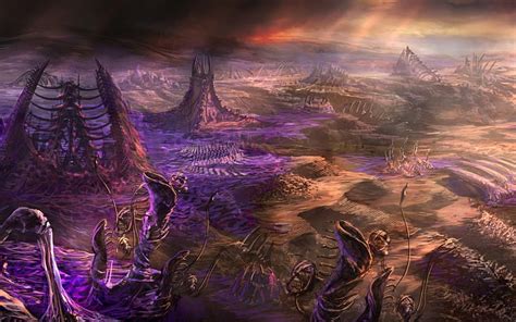 Starcraft, world, art, fantasy, purple, game, pink, zerg, HD wallpaper ...