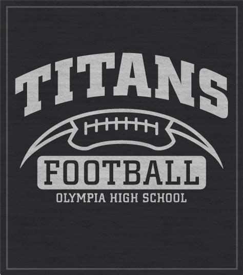 Football T-shirts Titans | High School Shirts