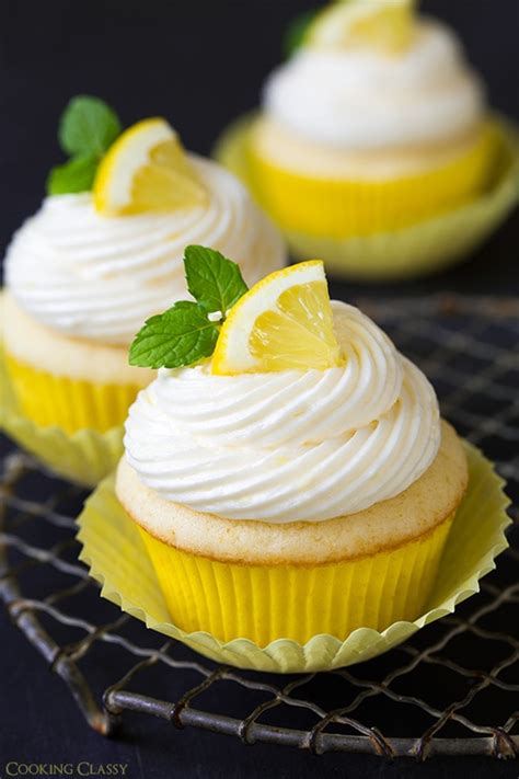 Lemon Cupcakes with Lemon Buttercream Frosting - Cooking Classy