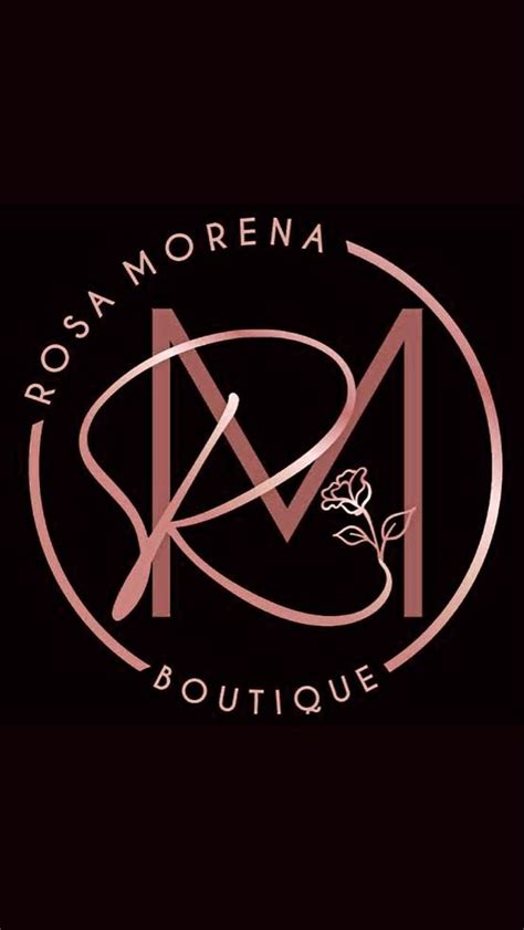 Logo Boutique, Boutique Names, Pink Plain Wallpaper, Ideas Para Logos, Pr Logo, M Letter Design ...