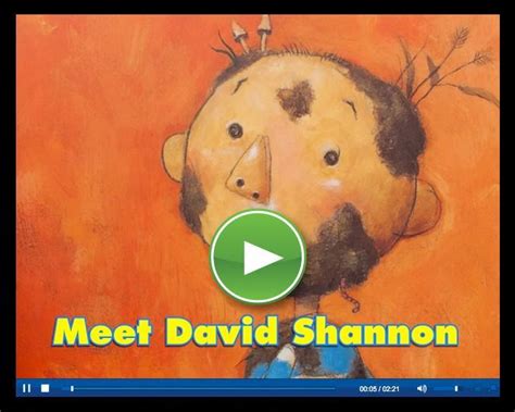 Meet David Shannon -- a video about the author | David shannon author ...