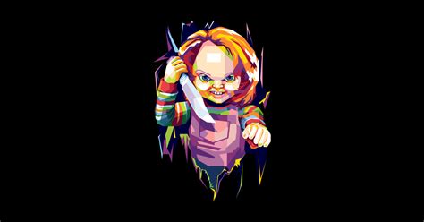 Chucky Doll Pop Art - Chucky Doll - Posters and Art Prints | TeePublic