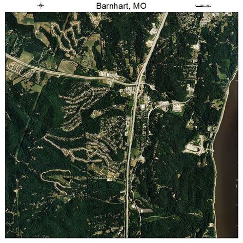 Aerial Photography Map of Barnhart, MO Missouri