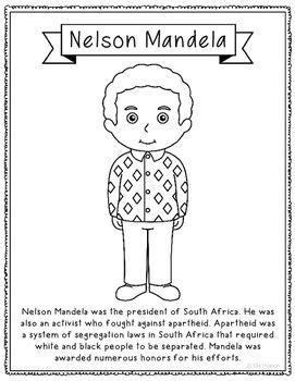 Free Print South Africa President Nelson Mandela Coloring Pages - Ryan Fritz's Coloring Pages