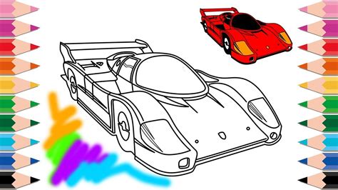 Racing Car Drawing For Kids at GetDrawings | Free download