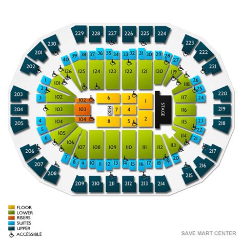 Save Mart Center Tickets - Save Mart Center Seating Chart | Vivid Seats