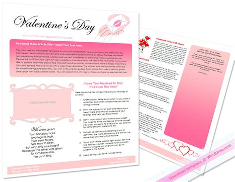 Valentine's Day Newsletter by WordDraw on DeviantArt