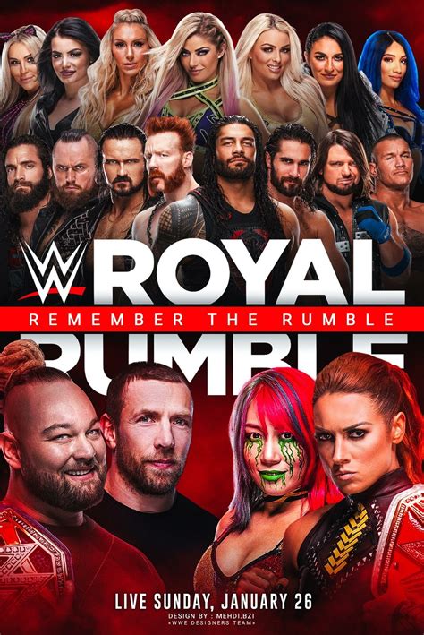 WWE ROYAL RUMBLE 2020 POSTER Wwe Bray Wyatt, Wwe Ppv, Road To ...