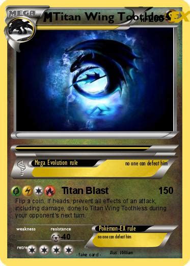 Pokémon Titan Wing Toothless - Titan Blast - My Pokemon Card