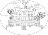 Hanging Gardens Of Babylon coloring Page  Free Printable Coloring Pages sketch template