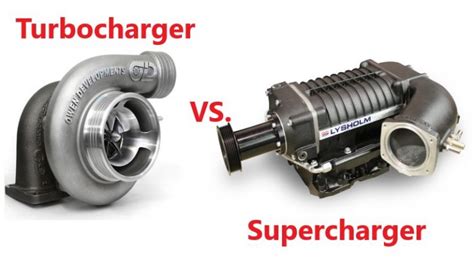 Supercharger vs. Turbocharger: What are the Differences? – Rx Mechanic