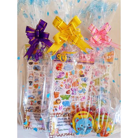 Birthday Goodie Bag, Party Goody bags, loot bags, stickers for kids ...