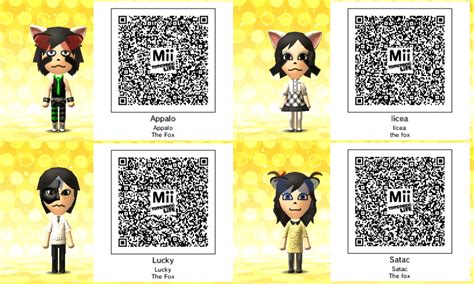 Tomodachi Life Qr Codes Outfits