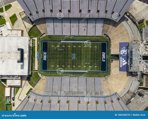 Aerial View of Rice Stadium in Houston, Texas Editorial Stock Photo ...