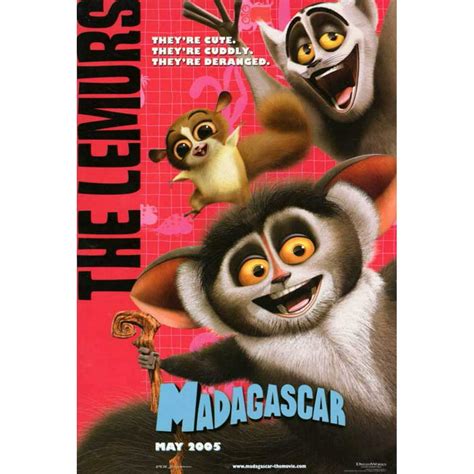 Madagascar - movie POSTER (Style A) (27" x 40") (2005) - Walmart.com - Walmart.com