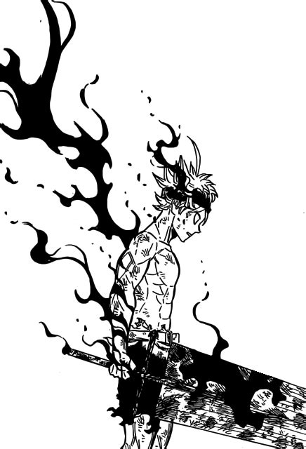 Black Clover Asta Demon Form Manga - susanoku