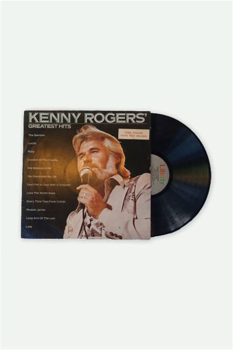 Greatest Hits - Kenny Rogers Preowned Vinyl Record(VG-)