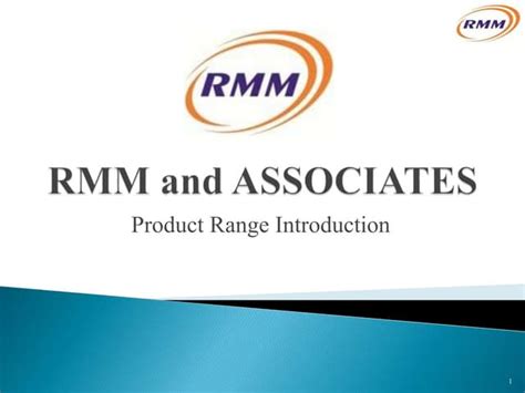 RMM - Product Range | PPT