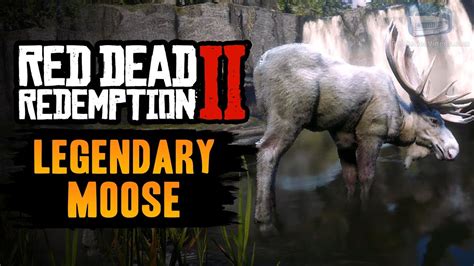 Red Dead Redemption 2 Legendary Animal - Legendary Moose - YouTube